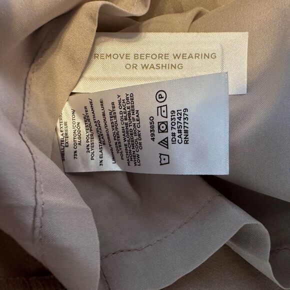 NWT Ann Taylor Khaki Dress- size 8 - Picture 5 of 6